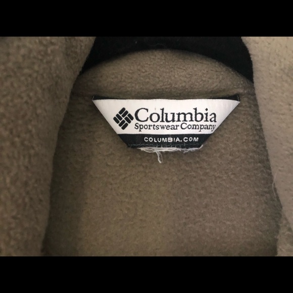 Green Columbia zip up jacket Great Condition - Picture 6 of 6